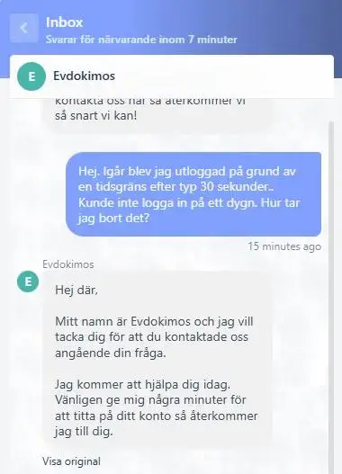 Test av Simba Games chatt