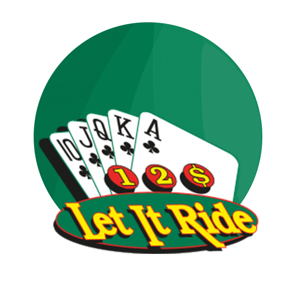 Let it Ride poker logga ikon