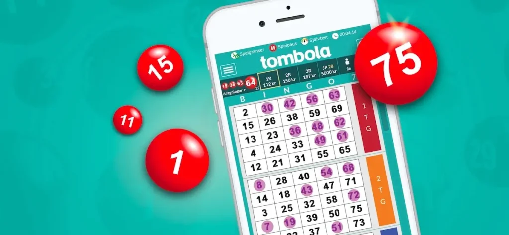 Tombola bingo-spel