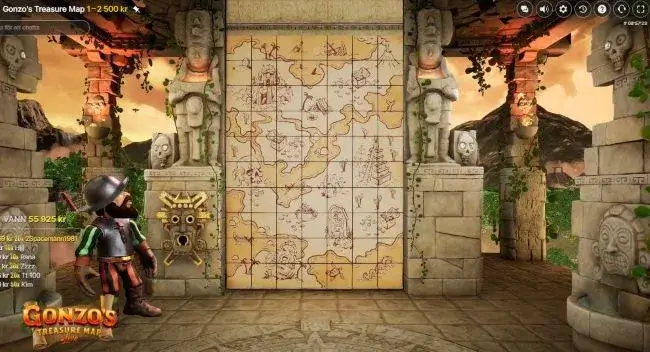 Gonzo's Treasure Map satsning