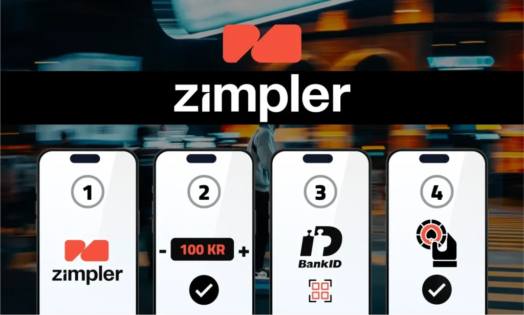 Zimpler insättning på casino: steg för steg