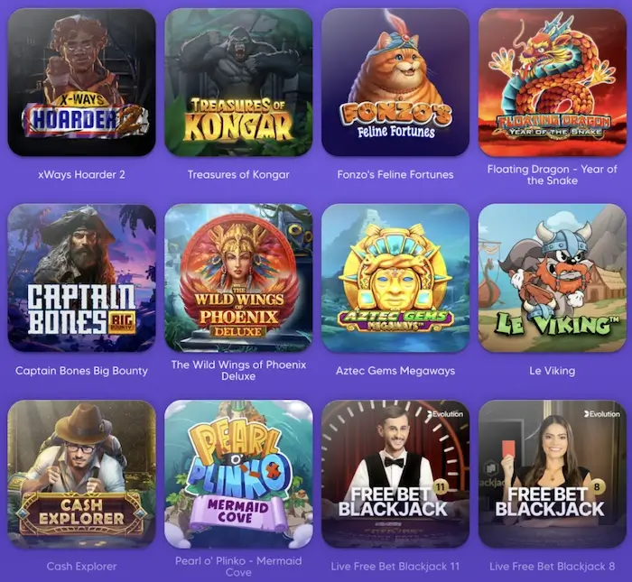 Nya spel hos Pop Casino