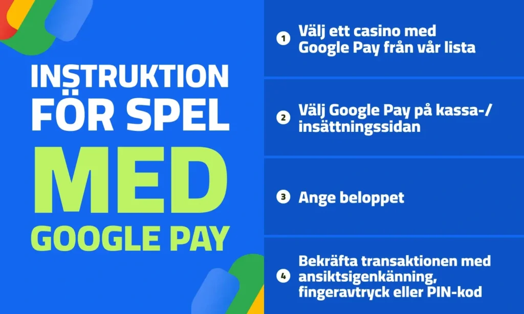 Hur du gör en insättning med Google Pay