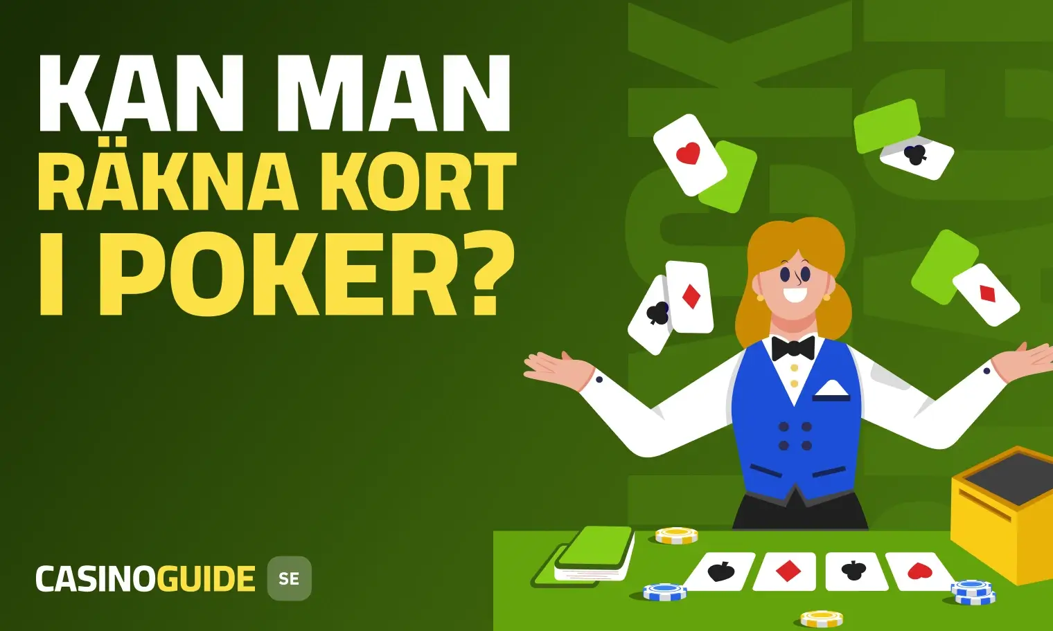 Kan man räkna kort i poker