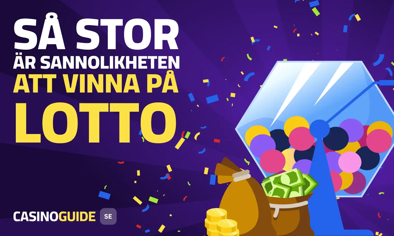 Så stor är sannolikheten att vinna på lotto