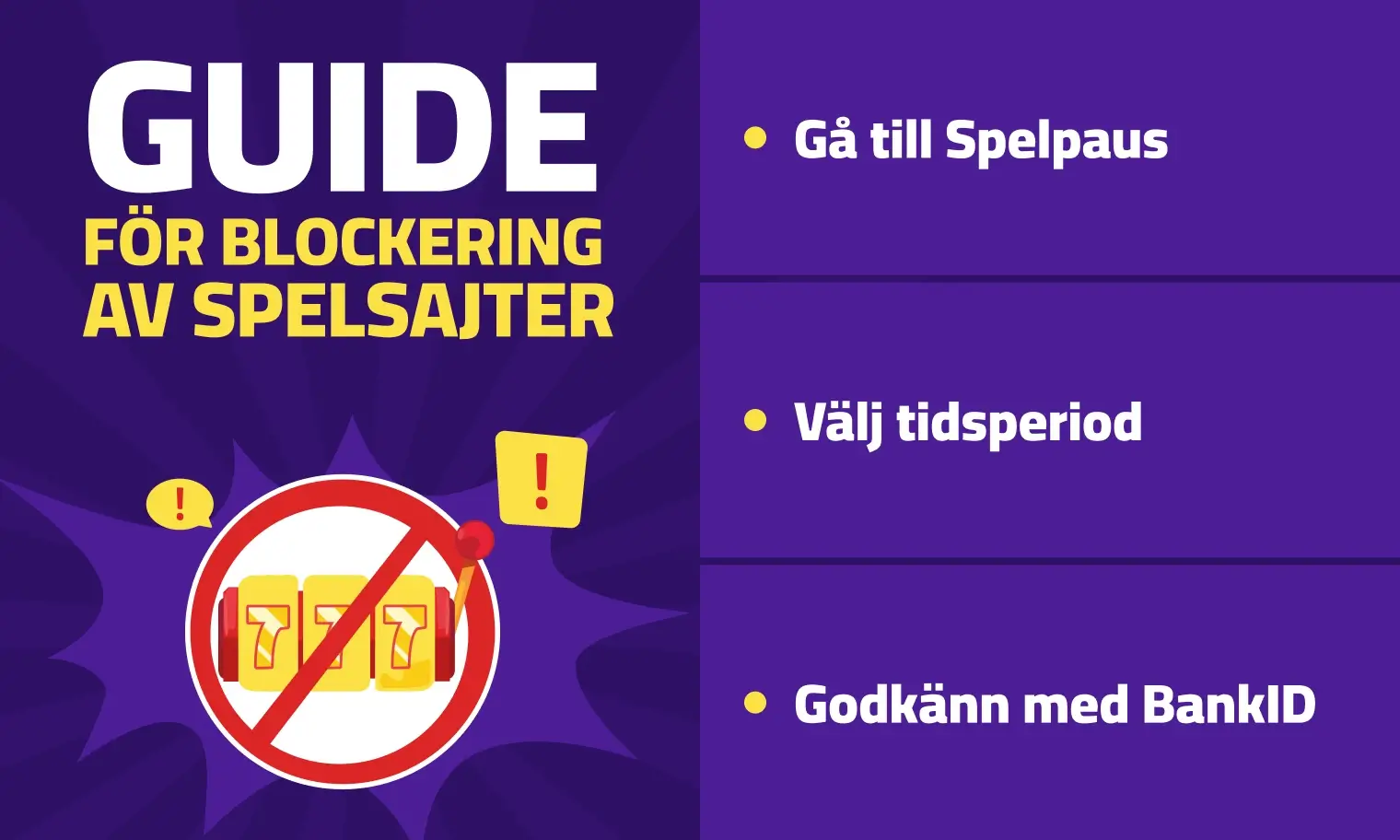 Guide till att spärra spelsidor online steg för steg