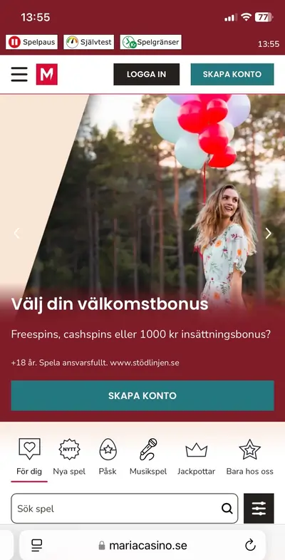 iphone casino skapa konto