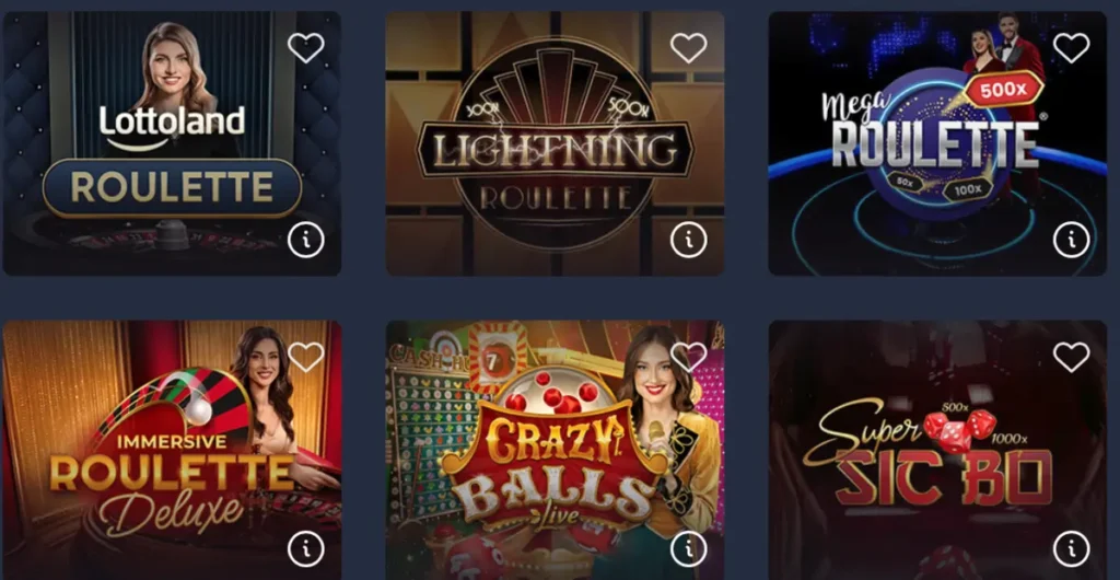Lottoland Live casino