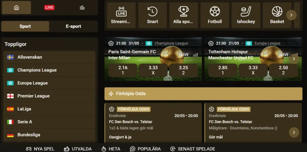 Mega riches sport