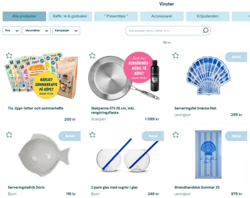 Miljonlotteriet vinstshop