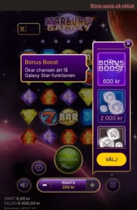 Netent mobil starburst galaxy