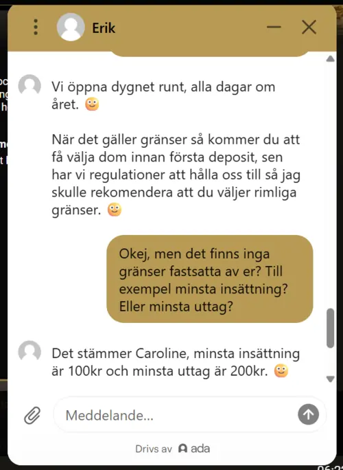 livechatt mega riches casino