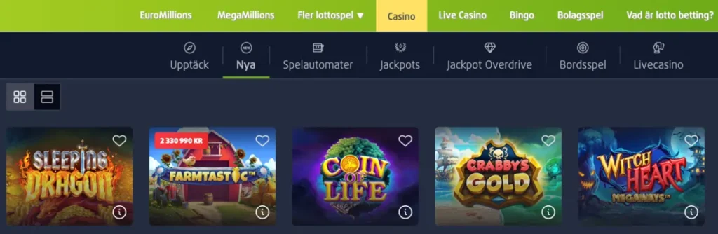 Lottoland casino recension