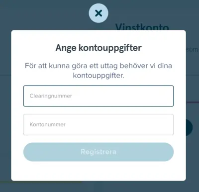 Miljonlotteriet uttag