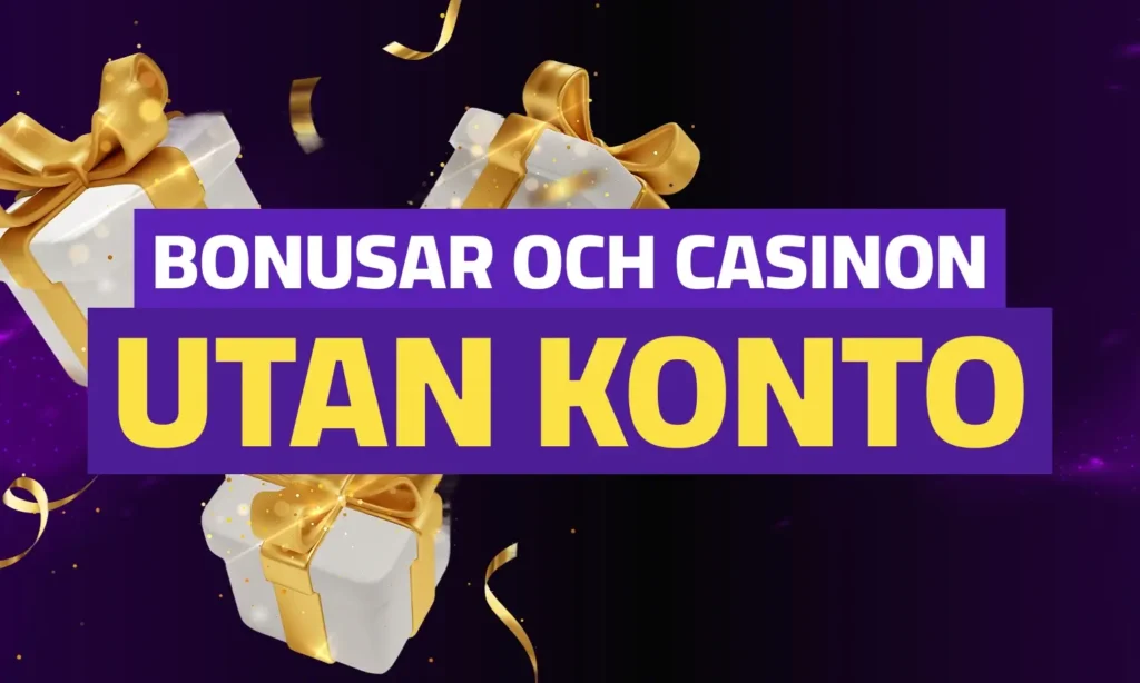 Hitta casino bonus utan konto