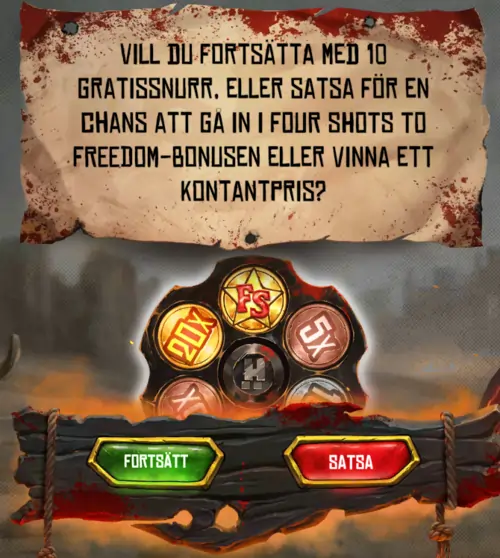 Freespins eller gamble