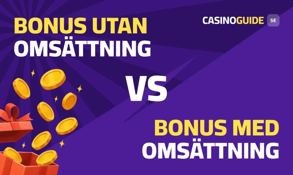 casino utanomsättnings vs med omsättning