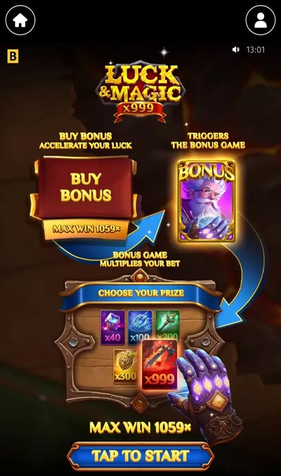 Luck Magic bgaming mobil