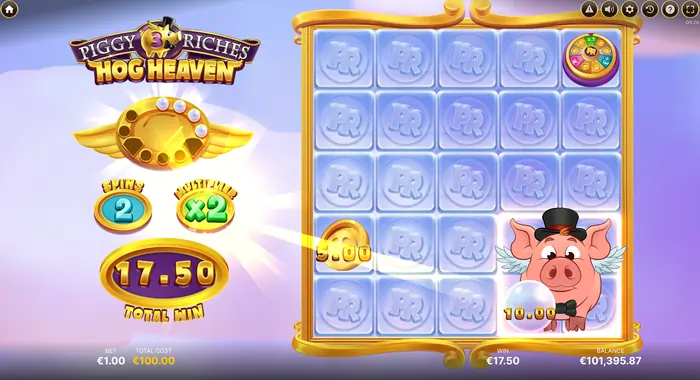 Piggy riches 3 multiplikator spins