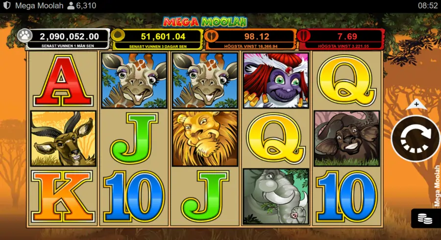 Mega Moolah slot jackpott