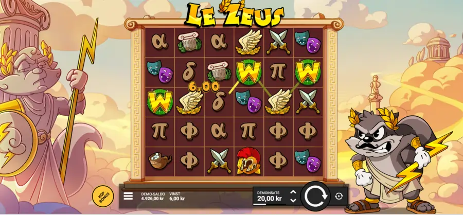 Le zeus hacksaw recension