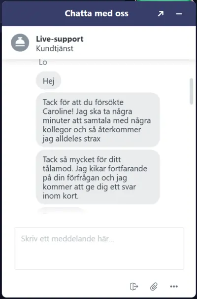 Swiper casino chat test