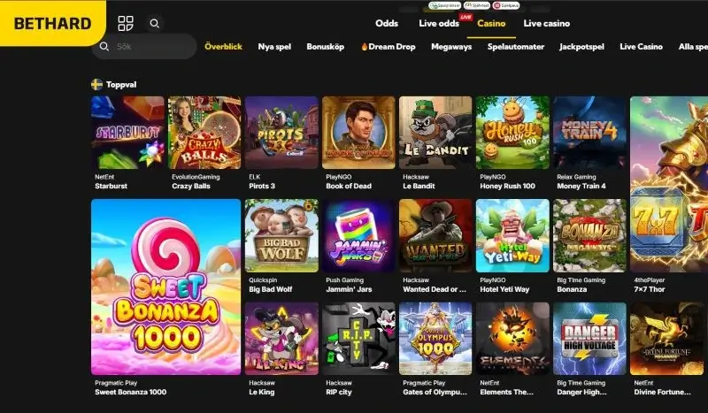 Test av RTP hos Bethard