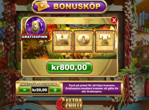 extra chilli bonuskop
