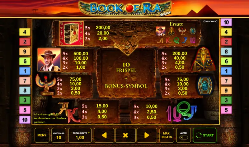 symboler book of ra deluxe