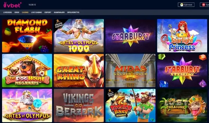 Vi har testat RTP hos Vbet Casino