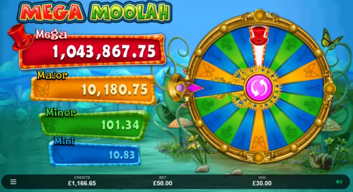 Mega Moolah absolootely mad jackpott