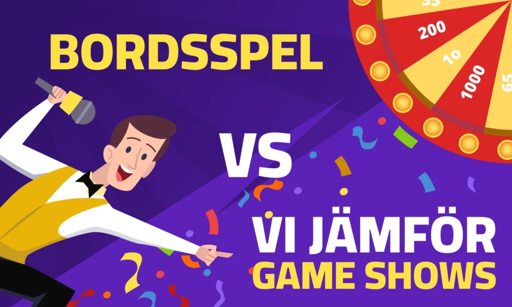 Game shows jamfort med bordsspel