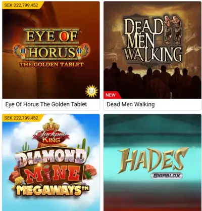 Genting casino spelutbud