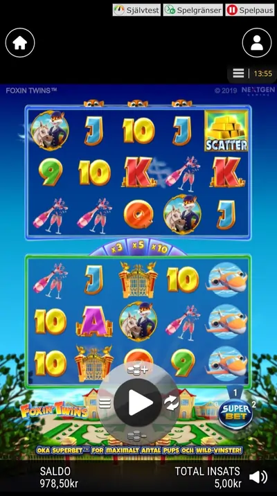 Foxin Twins nextgen i mobilen