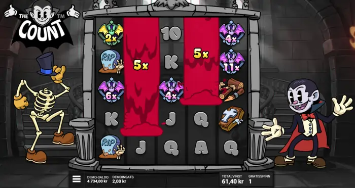 The Count slot bonusspel