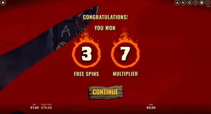 Rabid Randy free spins