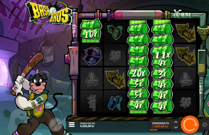 Bash bros slot staplade sedlar