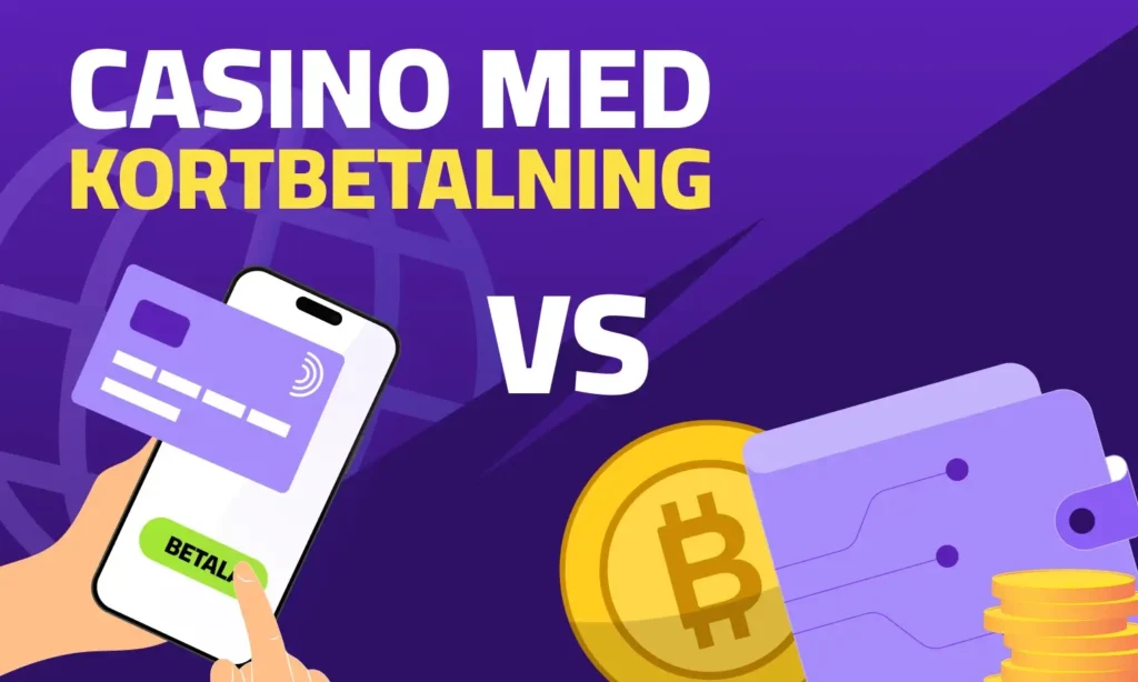 Kortbetalning på casino vs andra betalningsmetoder