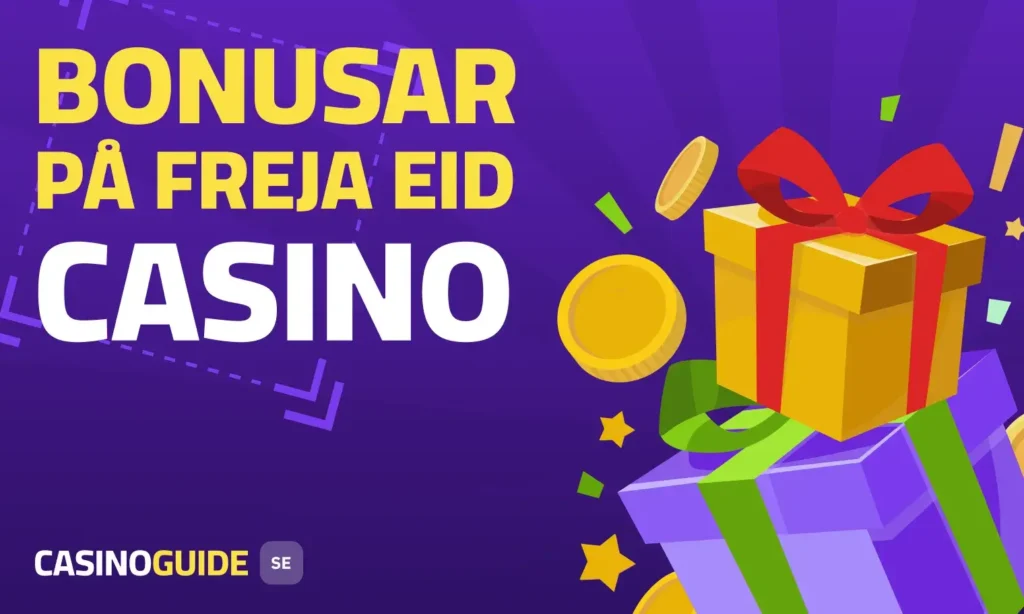 List på Freja eID casino bonus