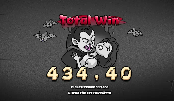 The count slot spins-vinst