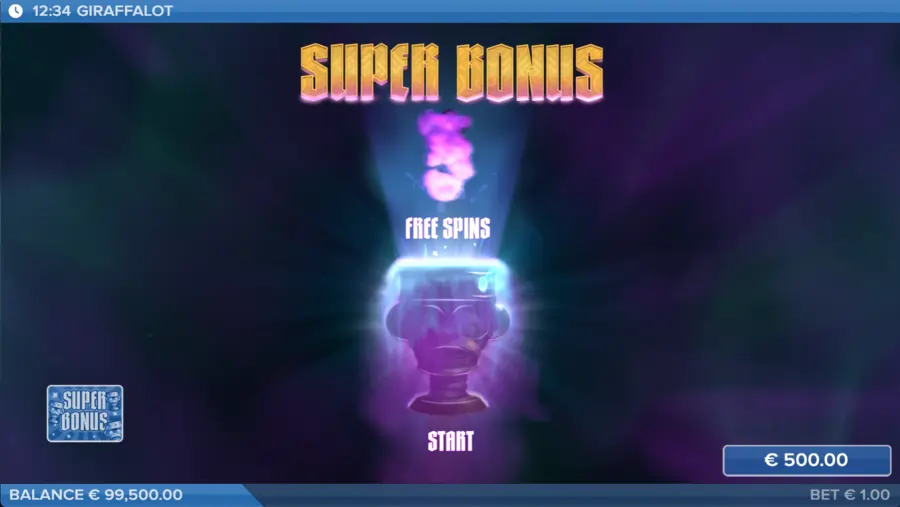 Giraffalot free spins