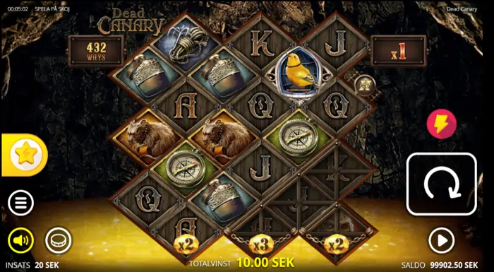 Dead Canary slot recension