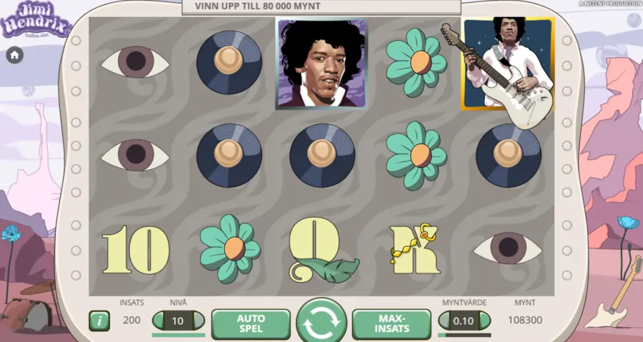 Jimi hendrix slot recension