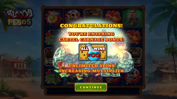 Free spins bloody pesos slot