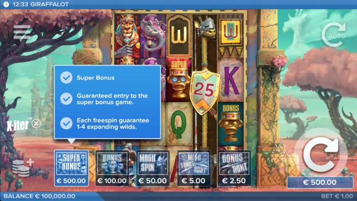 bonuskop giraffalot slot