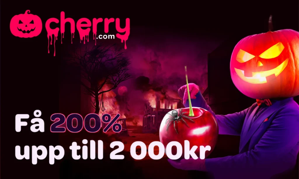 Cherry Casino halloween bonus banner