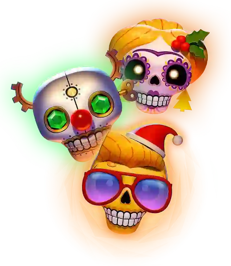 Esqueleto Explosivo feliz navidad slot