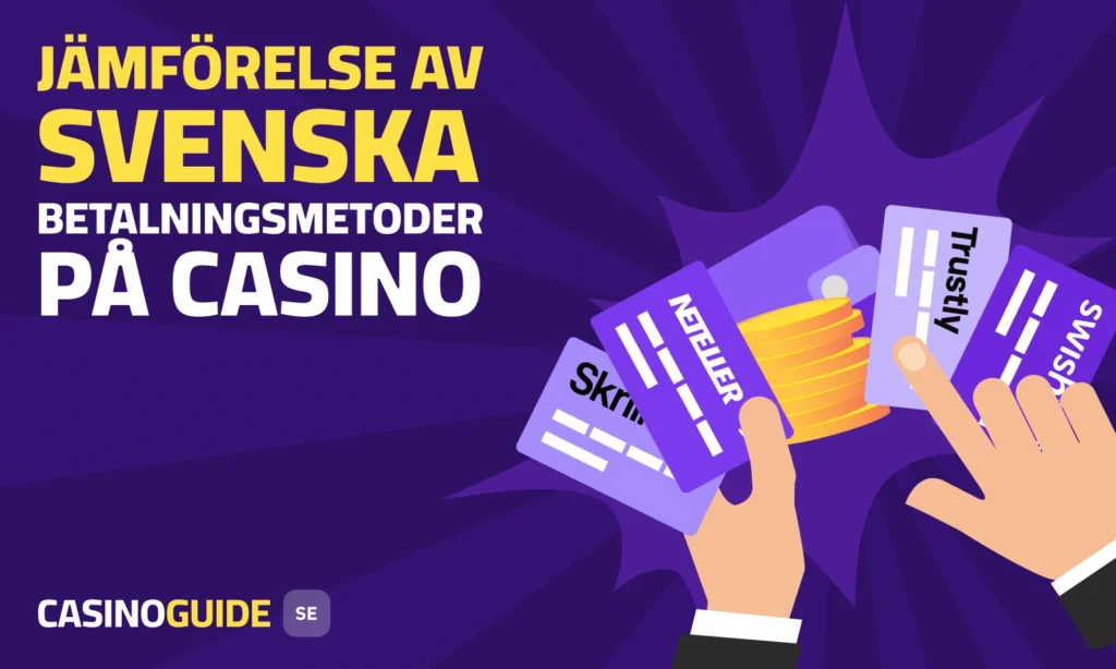 Jämför svenska betalningsmetoder
