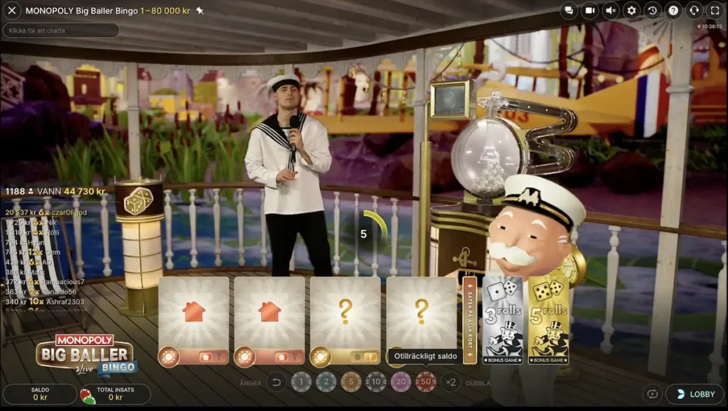 Monopoly Big Baller spelomgång visning