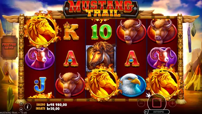 Mustang trail slot